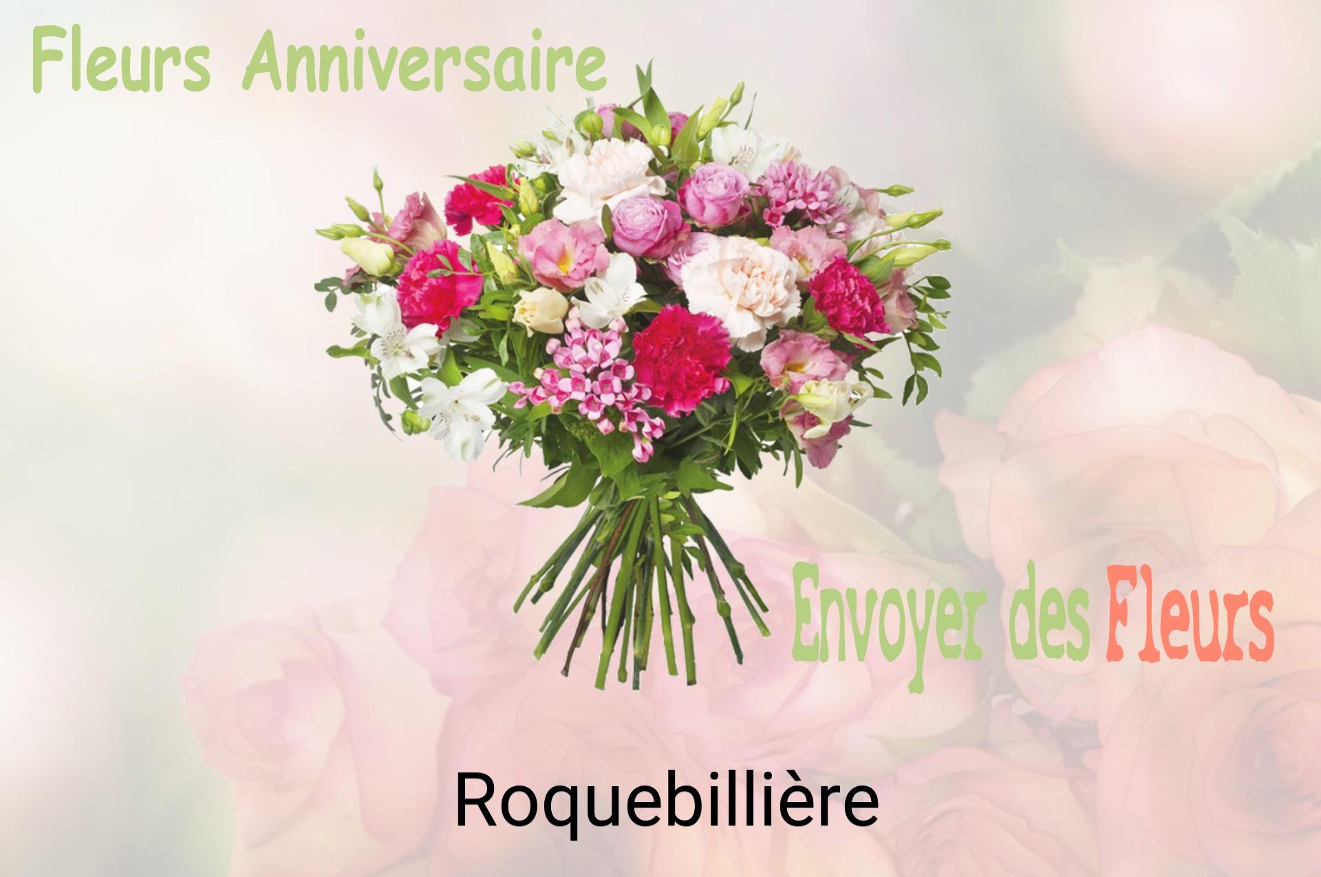 Bouquet de fleurs d’anniversaire livré à Roquebillière