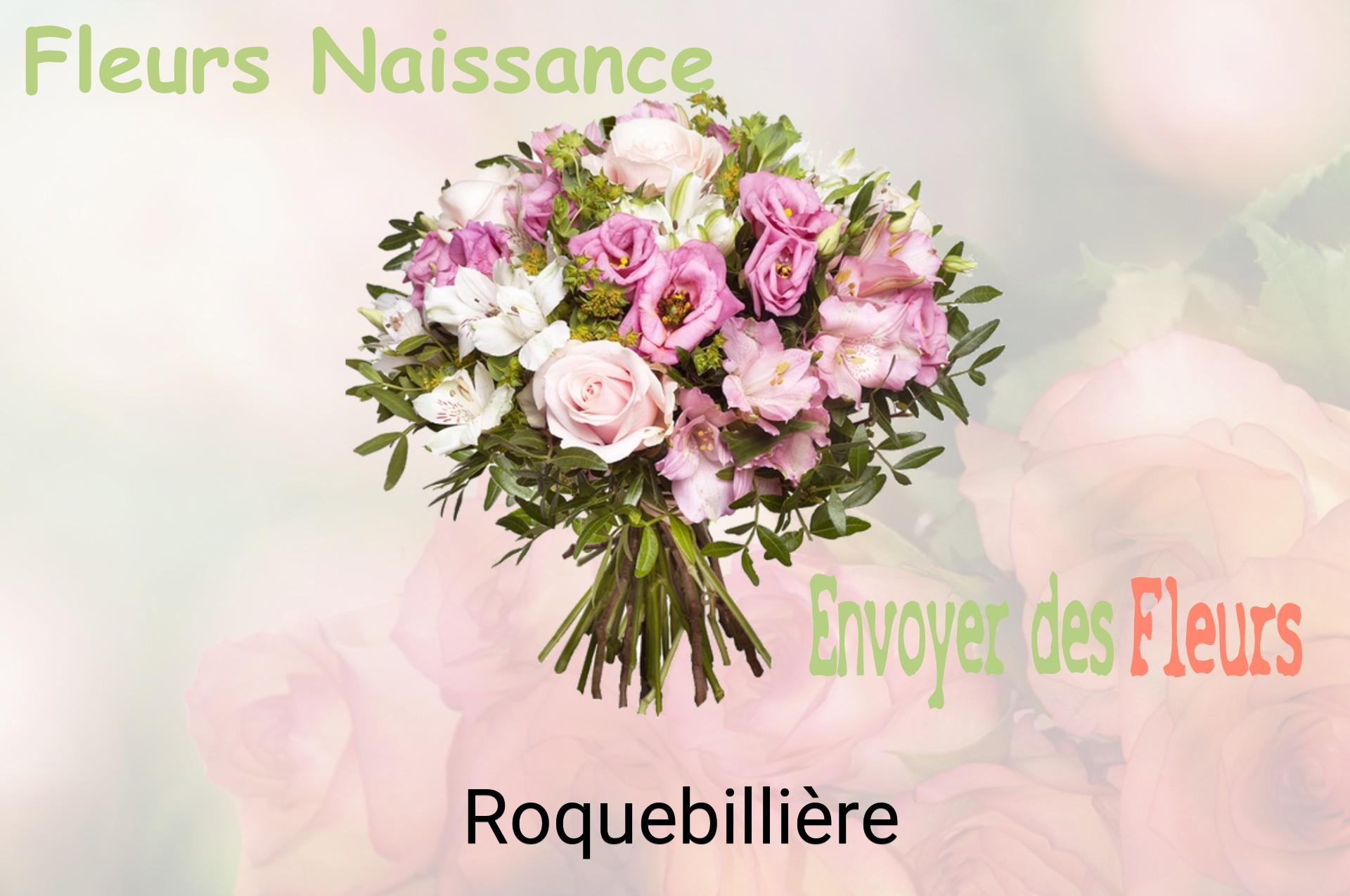 Bouquet de fleurs de naissance livré à Roquebillière